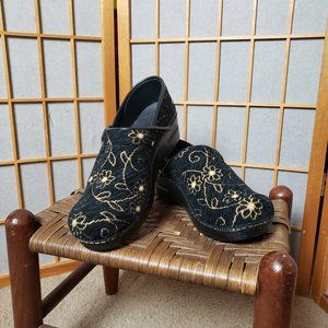 Dansko Embroidered Clogs